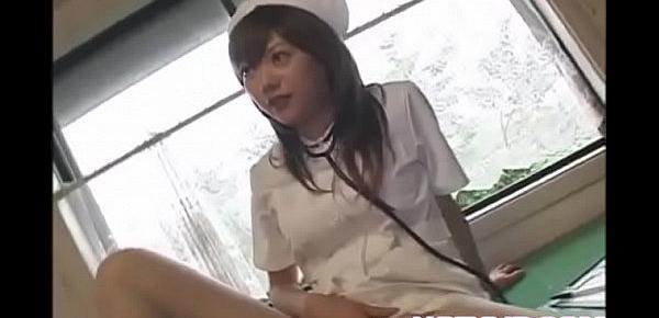  Nurse Kaoruko Wakaba wants cock in each of her holes - More at hotajp.com